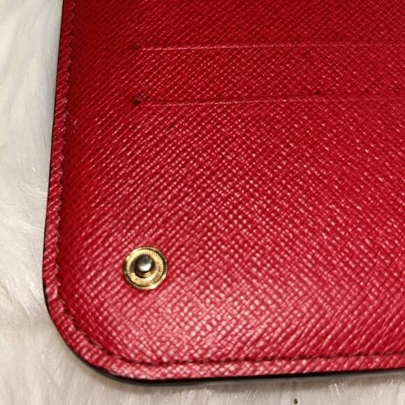 Louis Vuitton Monogram Canvas Cerise Leather Kimono Wallet - Picture 14 of 16